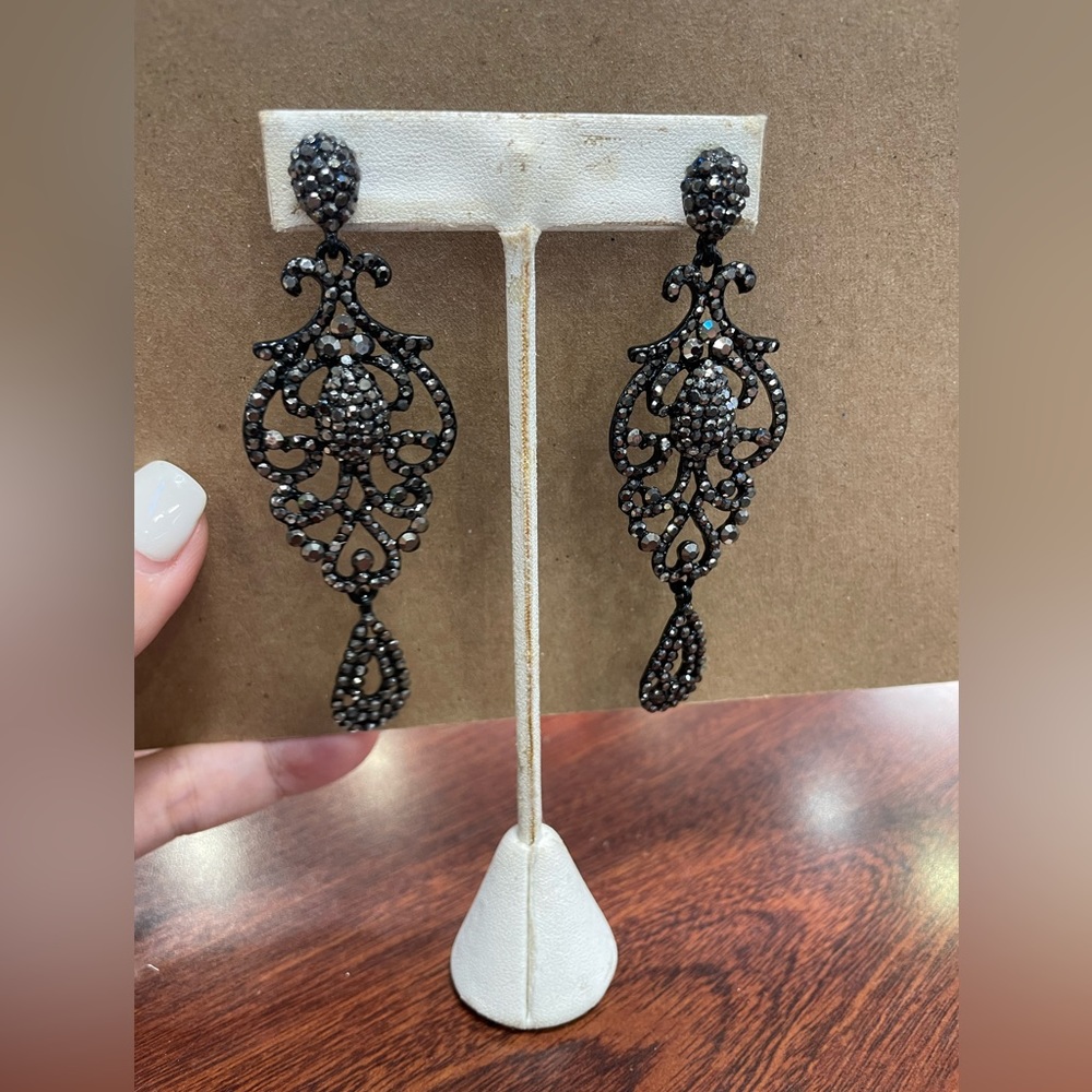 Black earrings